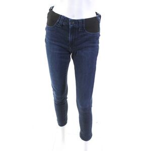 Joe's Collection Womens Stretch Cotton Blend Mid-Rise Skinny Jeans Blue Size 28